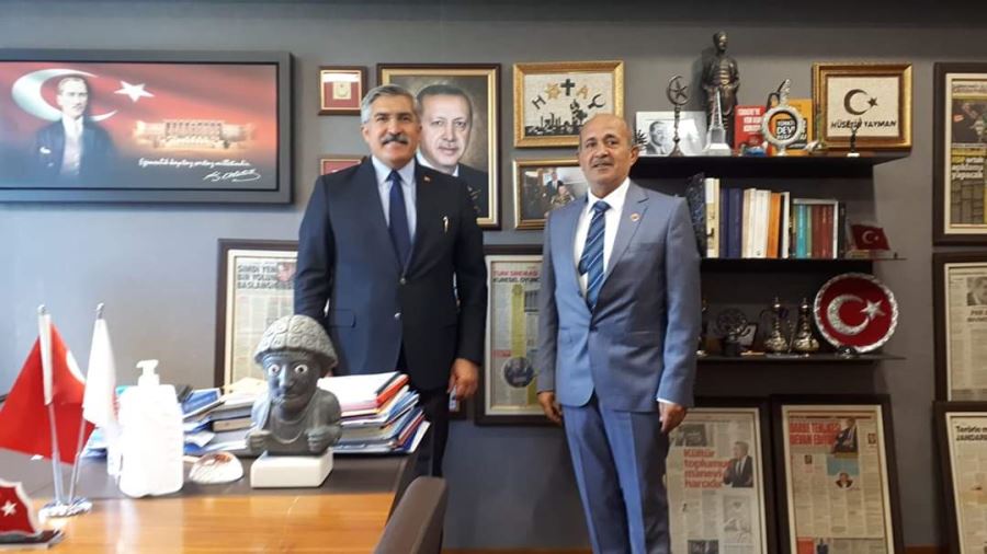 MUHTAR KAHRAMAN MİLLETVEKİLİ YAYMANI TBMM’DE ZİYARET ETTİ 