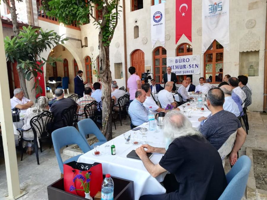 BÜRO MEMUR-SEN GENEL BAŞKANI YUSUF YAZGAN HATAY TEŞKİLATI İLE BULUŞTU