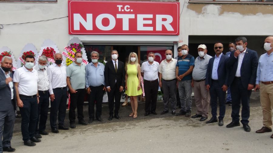 BELEN’İN NOTER’İ CUMHURİYET MAHALLESİNDE HİZMETE GİRDİ