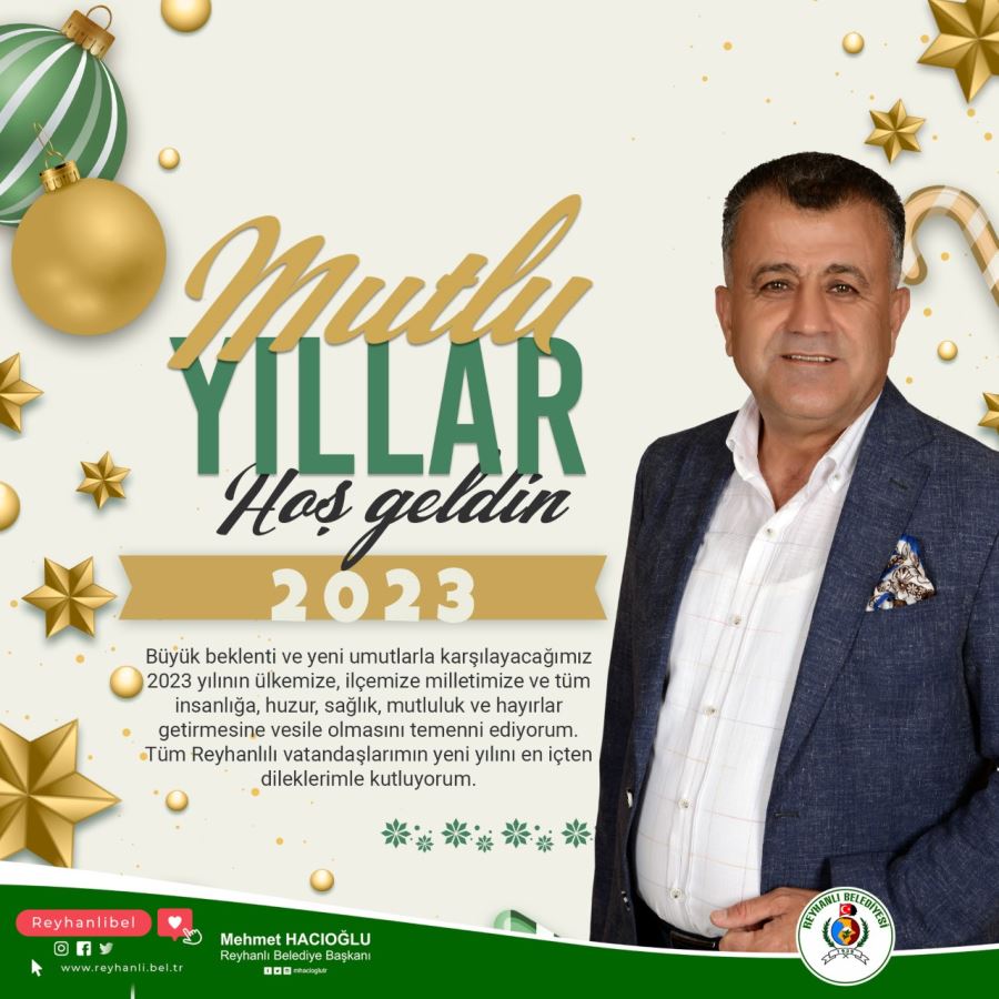 BAŞKAN HACIOĞLU: HALKIMIZIN TALEP VE BEKLENTİLERİ DOĞRULTUSUNDA 2023 YILINDA DA ÇALIŞMALARIMIZI SÜRDÜRECEĞİZ