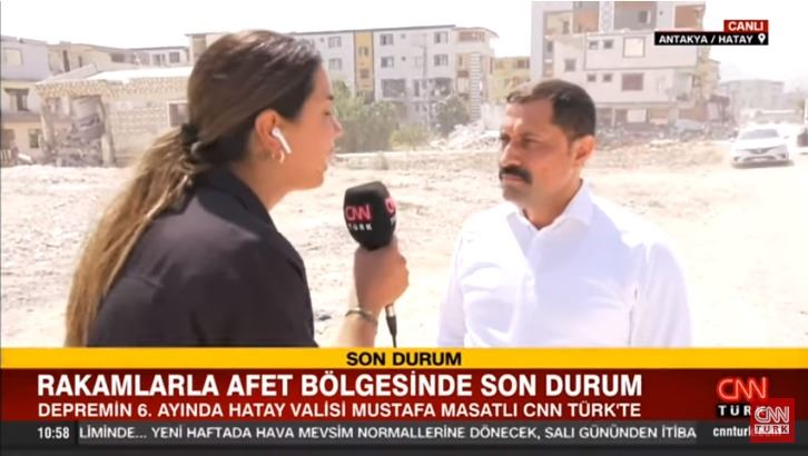 VALİ MASATLI; HATAY’DA YIKIMLAR 100 GÜNDE BİTECEK