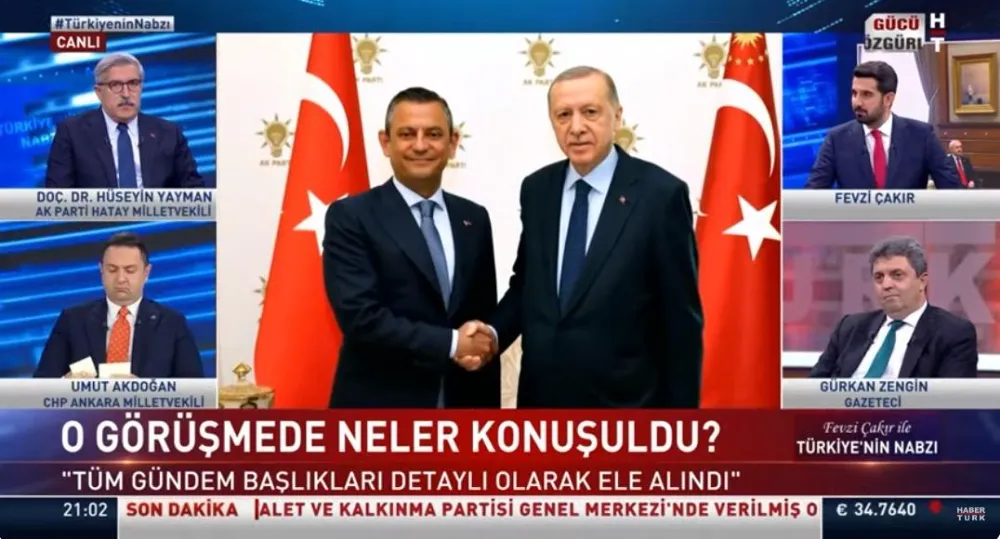 YAYMAN: ERDOĞAN-ÖZEL GÖRÜŞMESİ SİYASETEN OLUMLUDUR