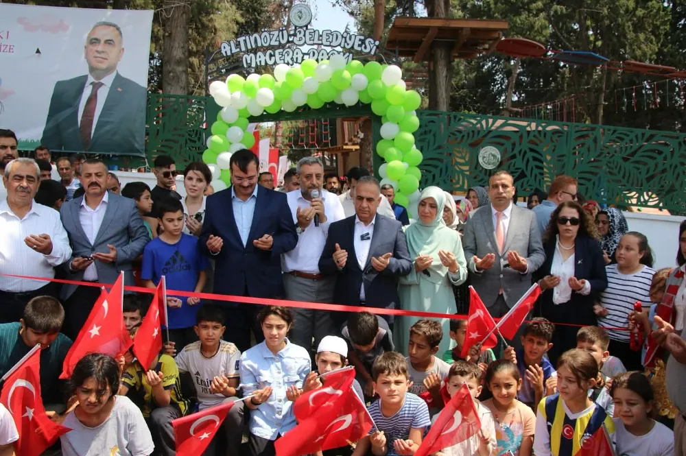 Altınözü Macera Parkı Coşkulu Bir Törenle Açıldı