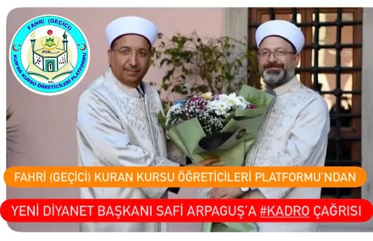 Fahri Kur’an Kursu Öğreticilerinden Kadro ve Adalet Çağrısı