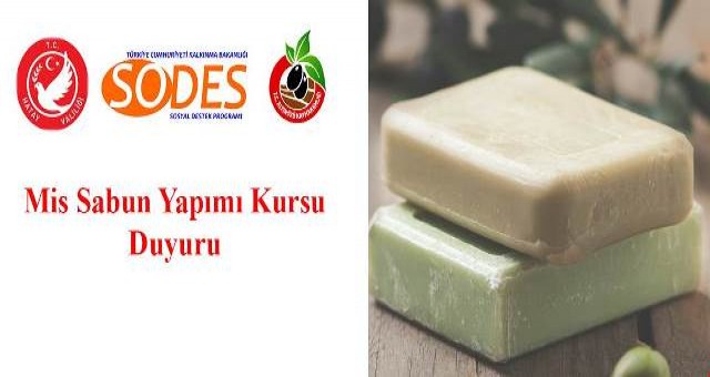 Altınözü?nde Mis Sabun Yapımı? Kursu Açıldı