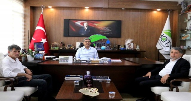 BAŞKAN YAVUZ?DAN GENEL MÜDÜR ÇAPARALİ?YE ZİYARET